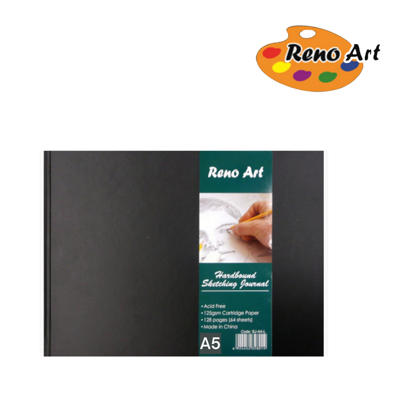 Sketching Journal A5 Landscape Hard Cover 150gsm 128 Pages