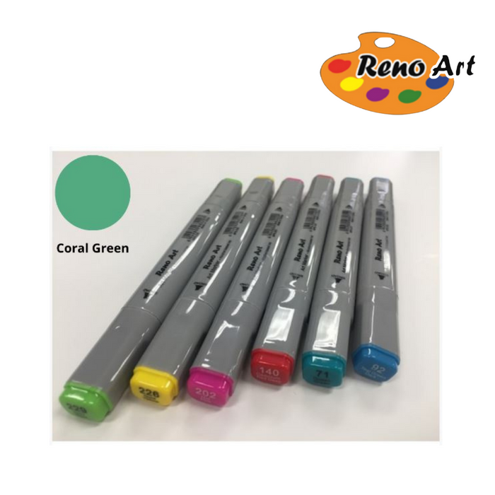 Marker Pen Coral Green