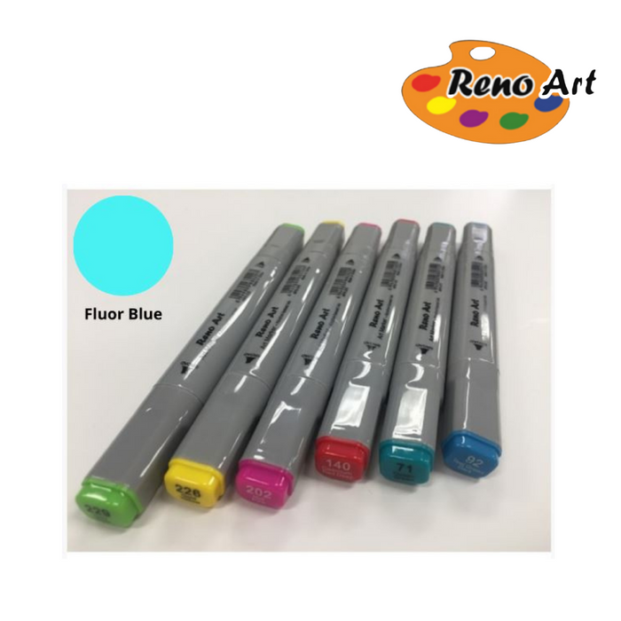 Marker Pen Fluor Blue