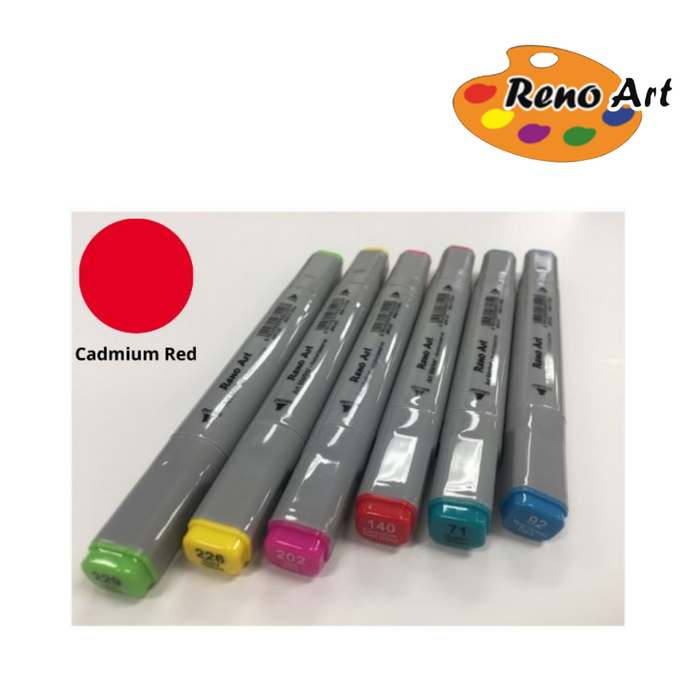 Marker Pen Cadmium Red