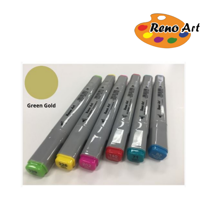 Marker Pen Green Gold
