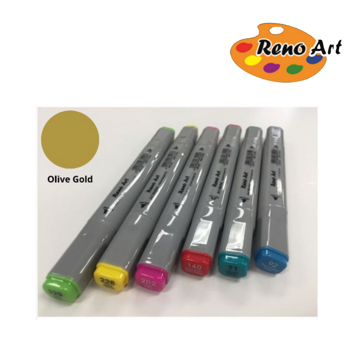 Marker Pen Olive Gold