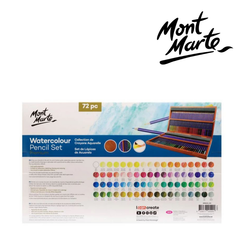 Premium Watercolour Pencils 72pc
