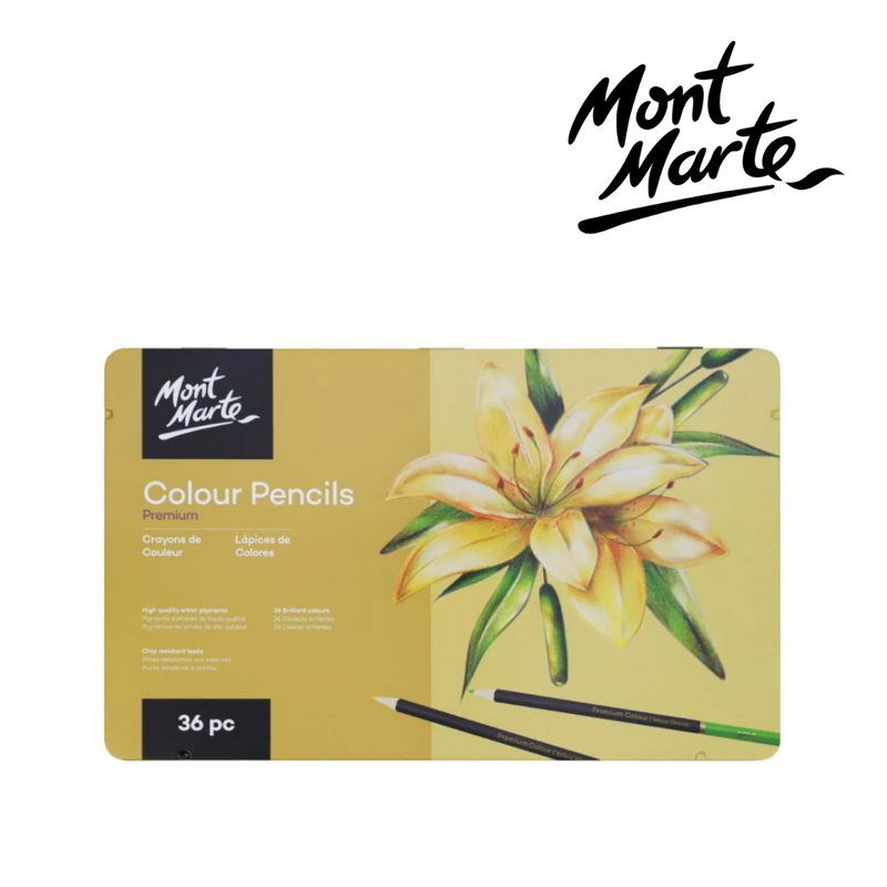 MM Colour Pencils Tin 36pc