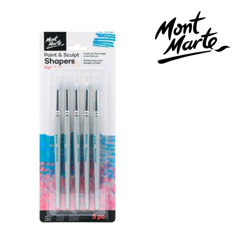 Mont Marte Paint & Sculpt Shapers 5pc