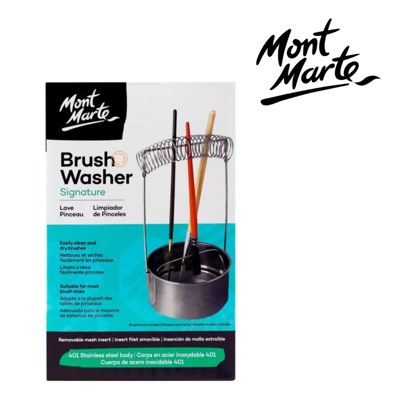Mont Marte Brush Washer Stainless Steel
