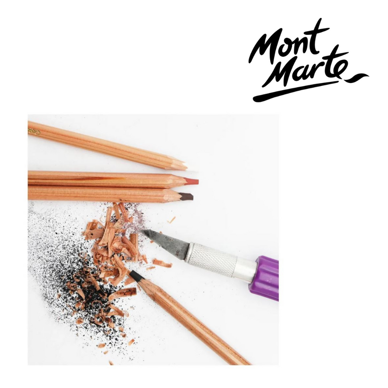 Mont Marte Coloured Charcoal Pencils 12pc