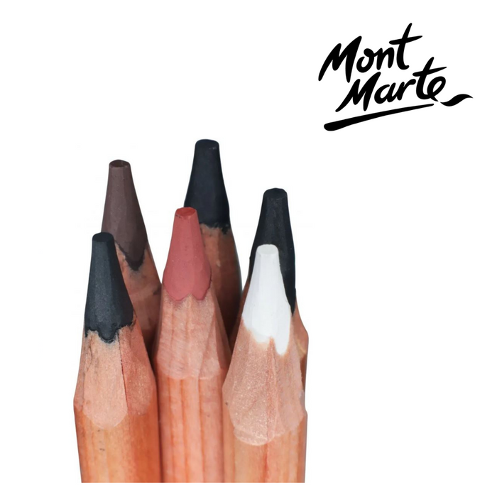 Alston  Mont Marte White Charcoal Pencils