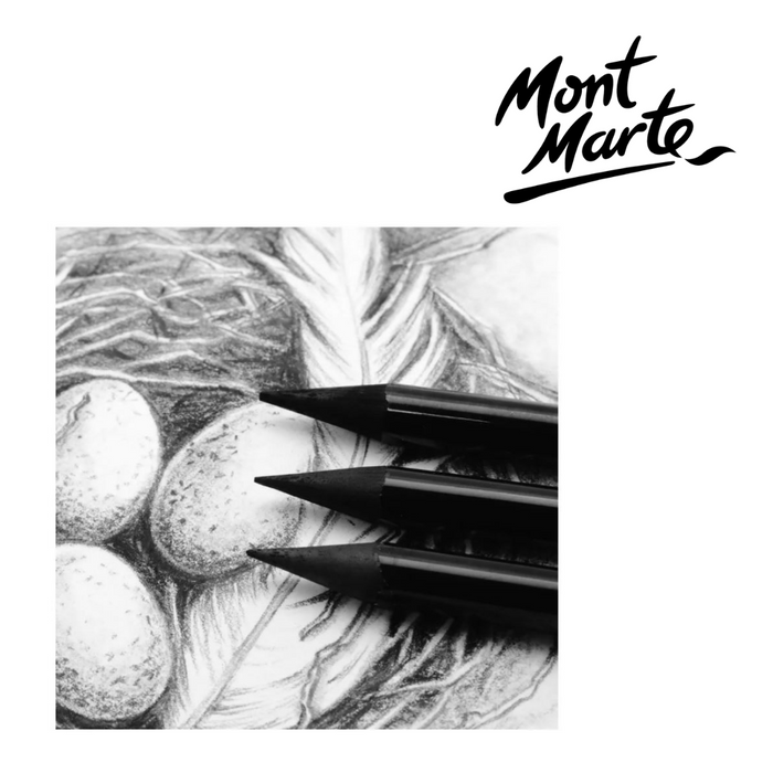 Mont Marte Woodless Charcoal Pencils 3pc
