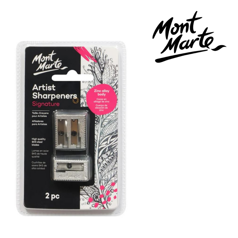 MM Artists Sharpener Set Zinc Alloy 2pc