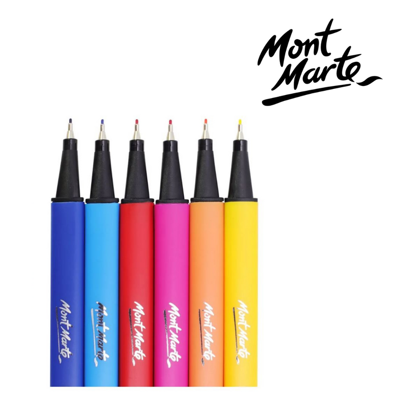 MM Fine Tip Markers 12pc Tri Grip in Case