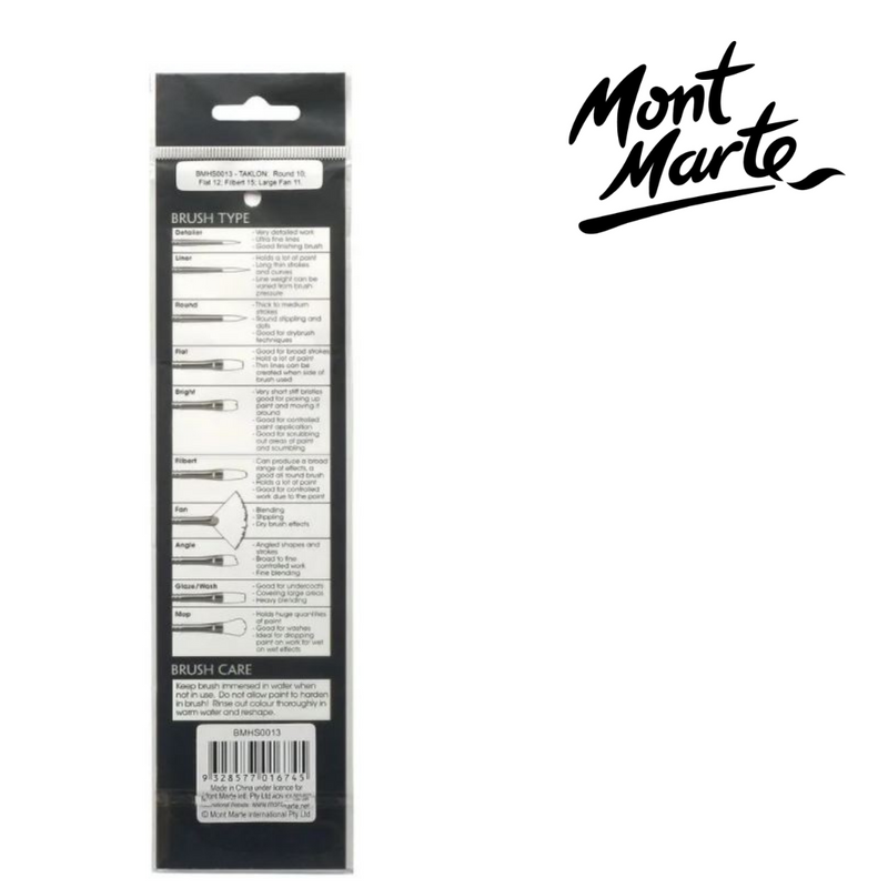 MM Gallery Series Brush Set Acrylic 4pc