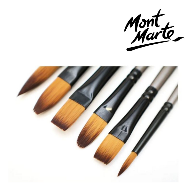 MM Gallery Series Brush Set Acrylic 6pc
