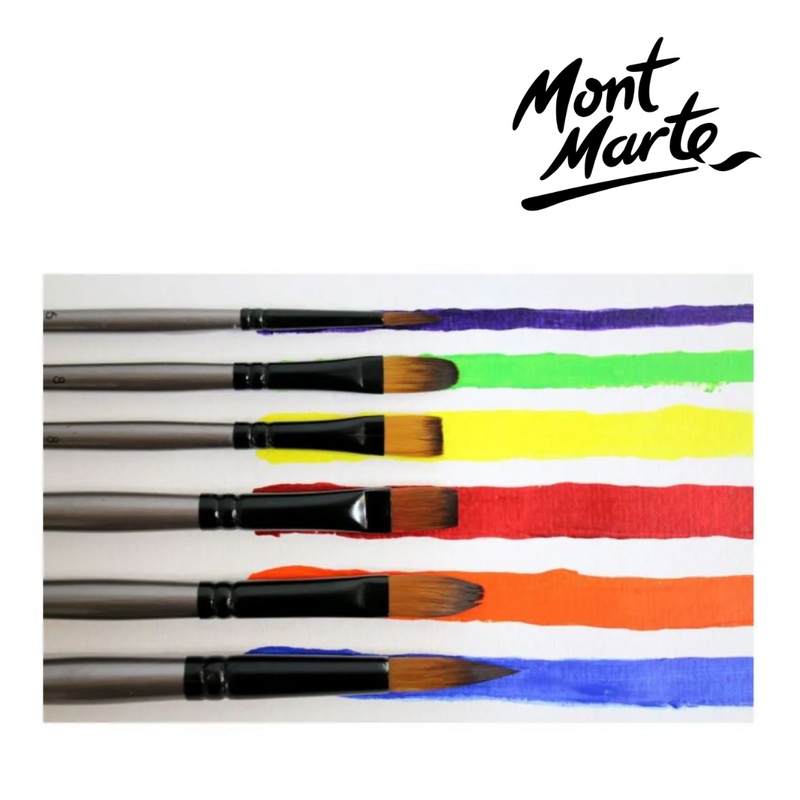 MM Gallery Series Brush Set Acrylic 6pc