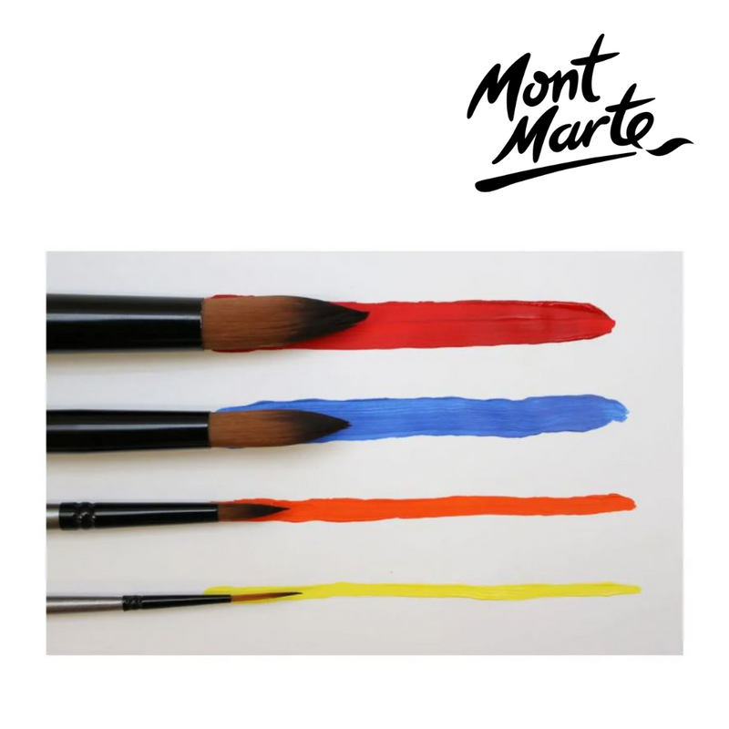 Mont Marte Gallery Series Brush Set Acrylic 4pc