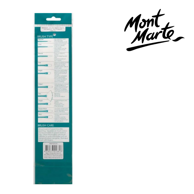 Mont Marte Gallery Series Brush Set Oils 5pc