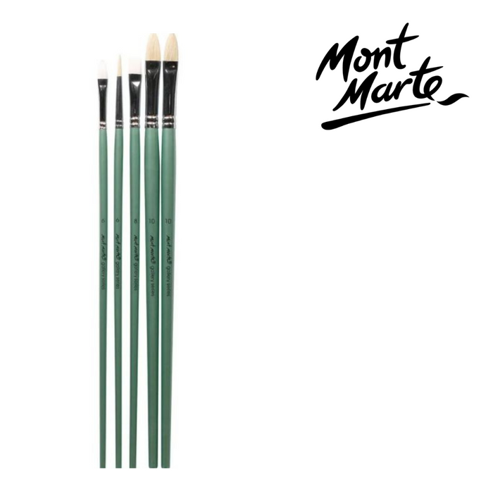 Mont Marte Gallery Series Brush Set Oils 5pc