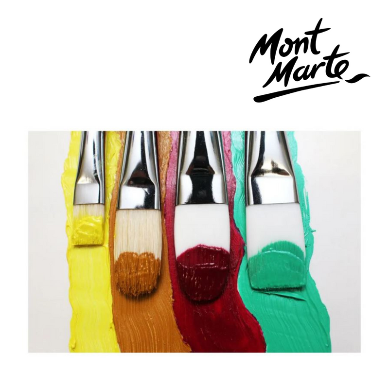Mont Marte Gallery Series Brush Set Oils 4pc