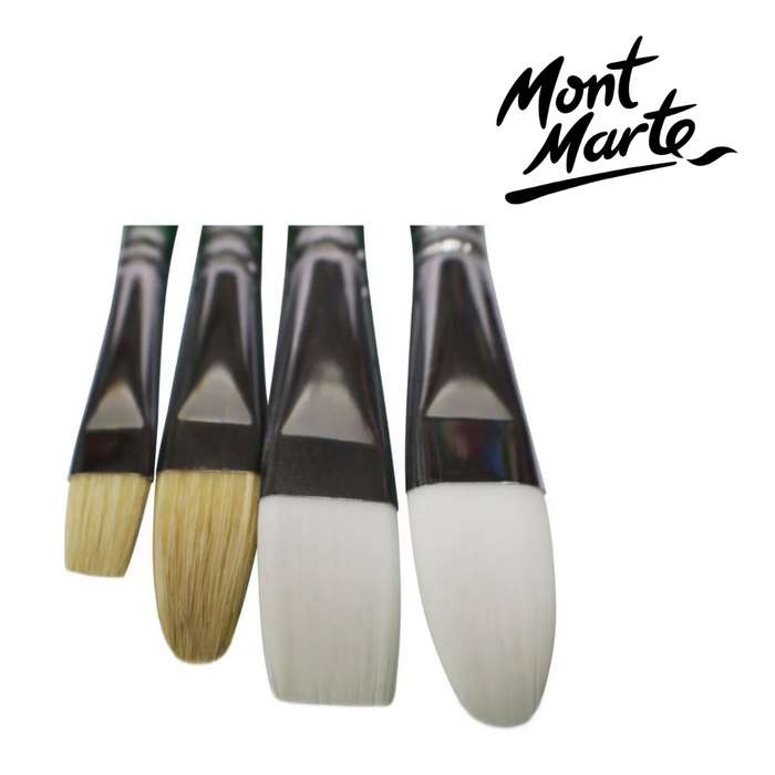 Mont Marte Gallery Series Brush Set Oils 4pc