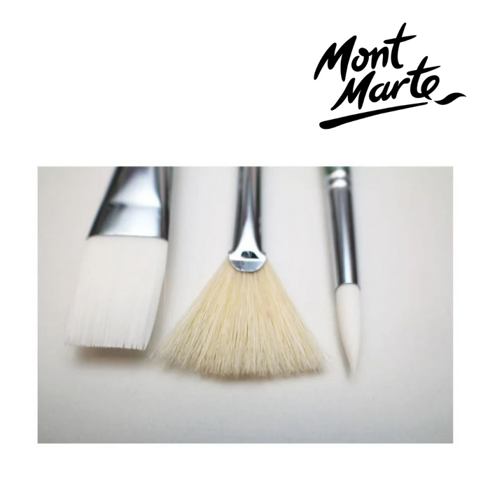 Mont Marte Gallery Series Brush Set Oils 3pc