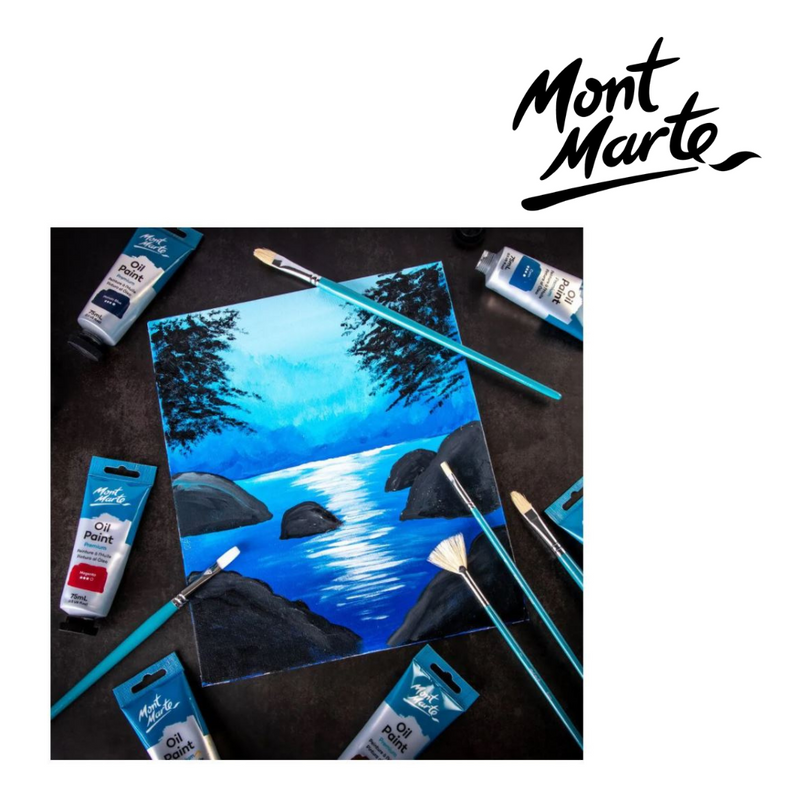 Mont Marte Gallery Series Brush Set Oils 5pc