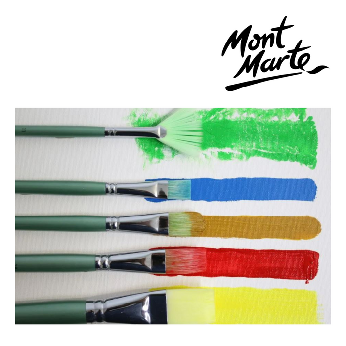 Mont Marte Gallery Series Brush Set Oils 5pc