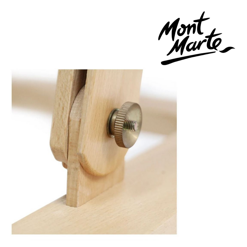 MM Large Studio Easel w/castors Beech Wood