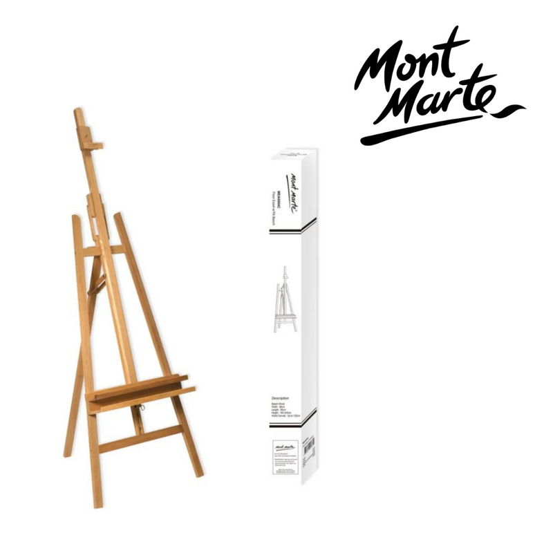 MM Floor Easel w/Tilt Beech Wood