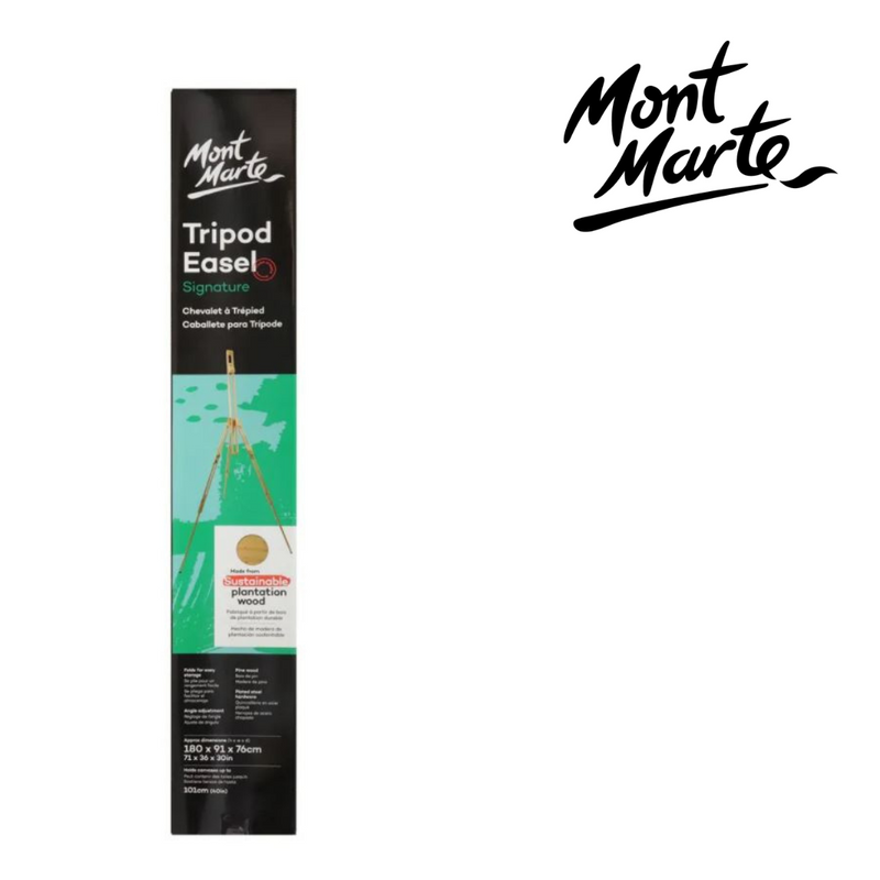 MM Tripod Easel - Pine Wood