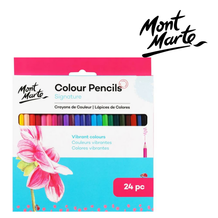 Mont Marte Colour Pencils 24pc