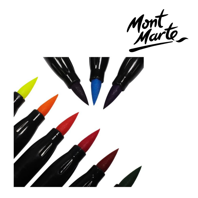 MM Colouring Brush Markers 12pc