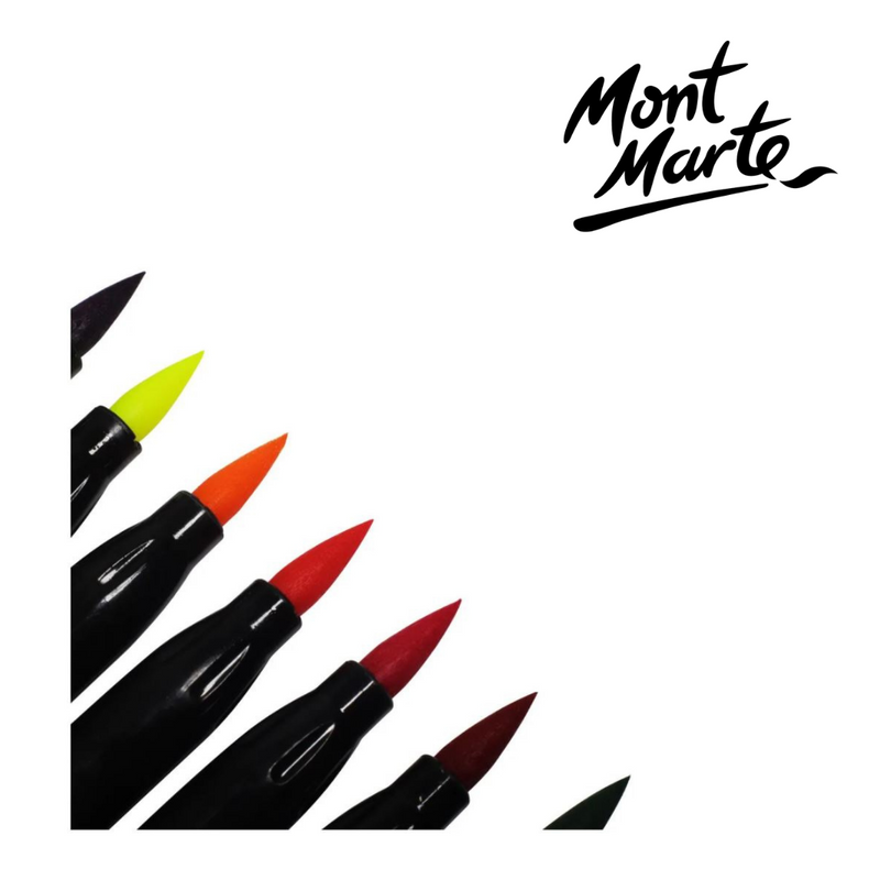 MM Colouring Brush Markers 12pc