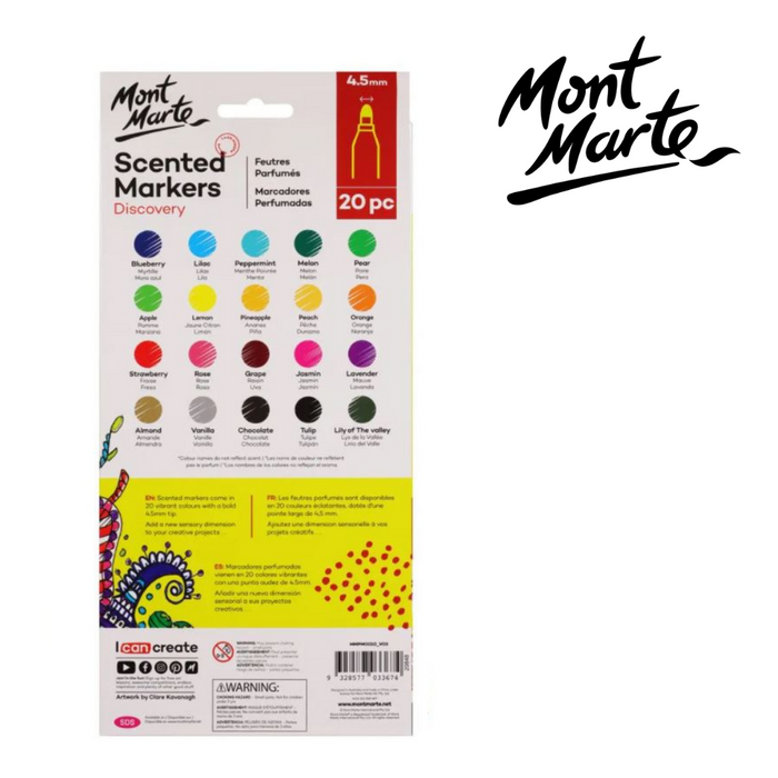 Mont Marte Scented Markers 20pc