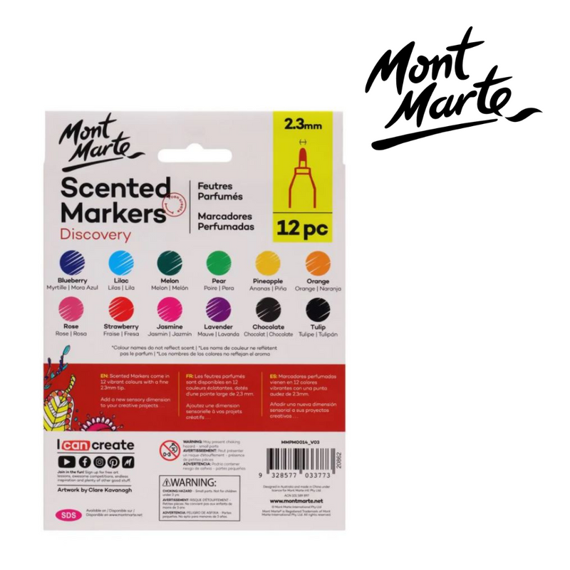 Mont Marte Scented Markers 12pc