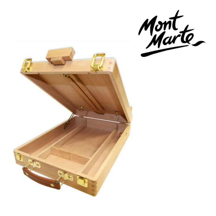 Mont Marte Tabletop Box Easel Med - Beech Wood