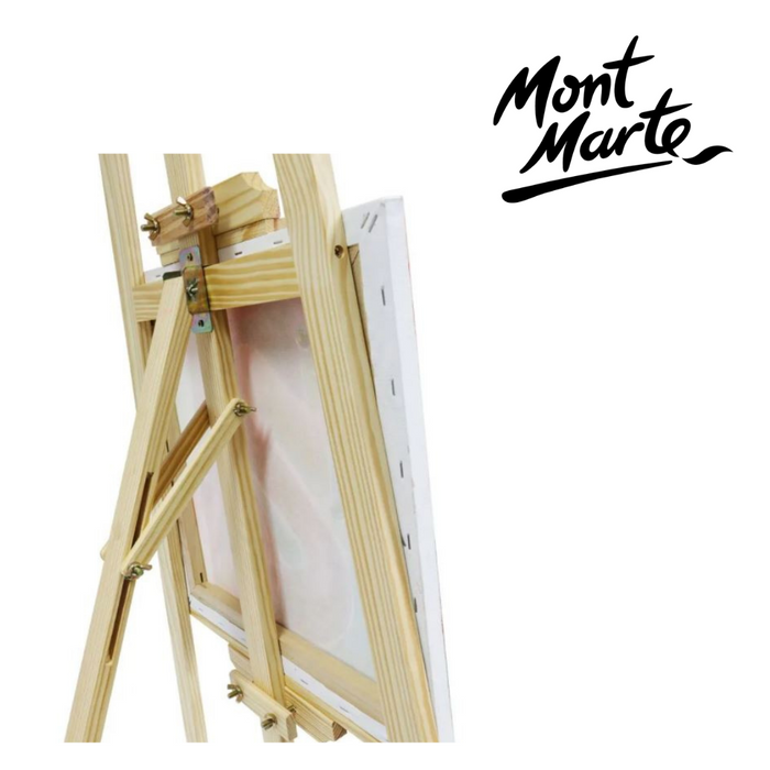 Mont Marte Floor Display Easel Pine Wood 172cm
