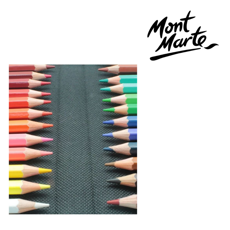 Mont Marte Duo Colour Pencil Easel Wallet 25pc