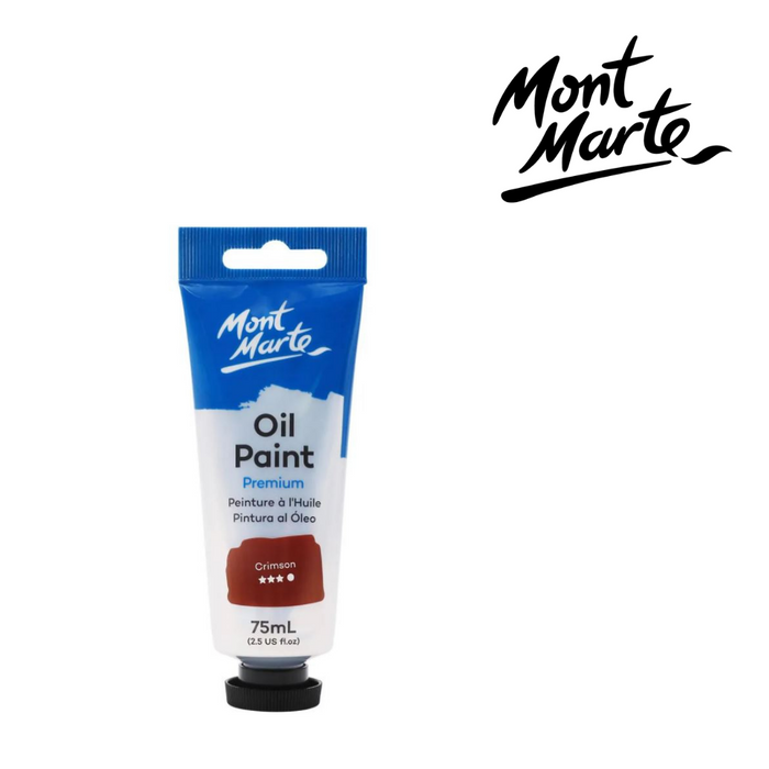 Mont Marte Oil Paint 75ml - Crimson