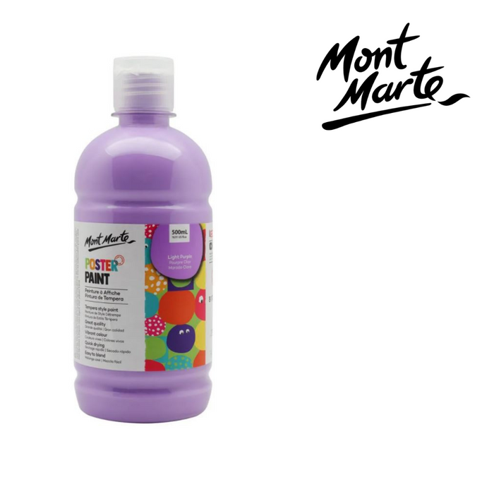 Mont Marte Poster Paint 500ml - Light Purple