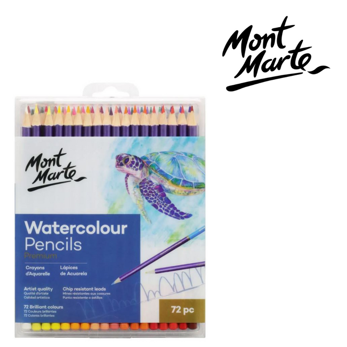 Mont Marte Watercolour Pencils 72pc