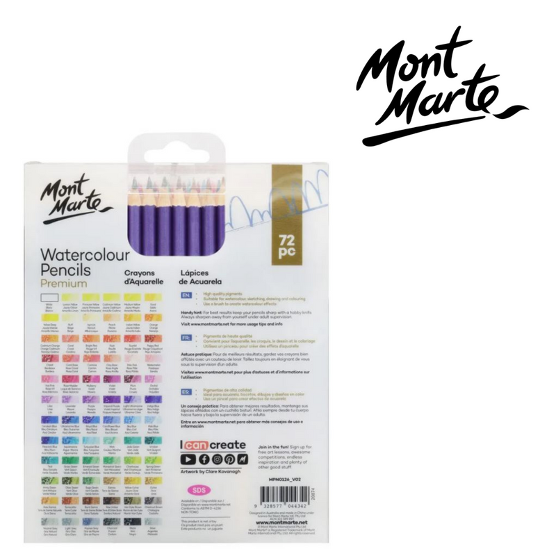 MM Watercolour Pencils 72pc