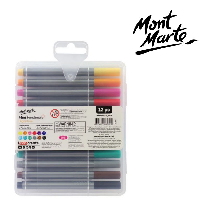 MM Mini Fineliners 12pc