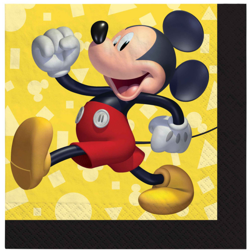 Mickey Mouse Forever Beverage Napkins 16Pk
