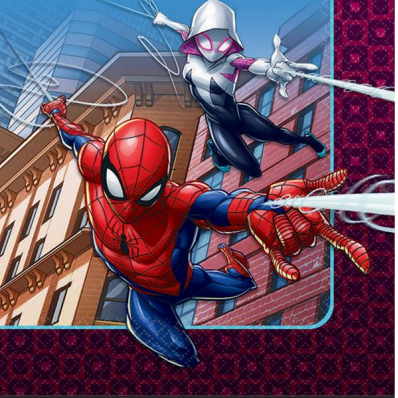 Spider-Man Webbed Wonder Beverage Napkins 16Pk