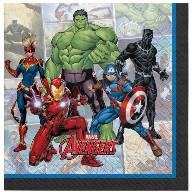Marvel Avengers Powers Unite Lunch Napkin