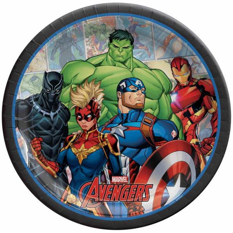 Marvel Powers Unite 23cm Round Plate
