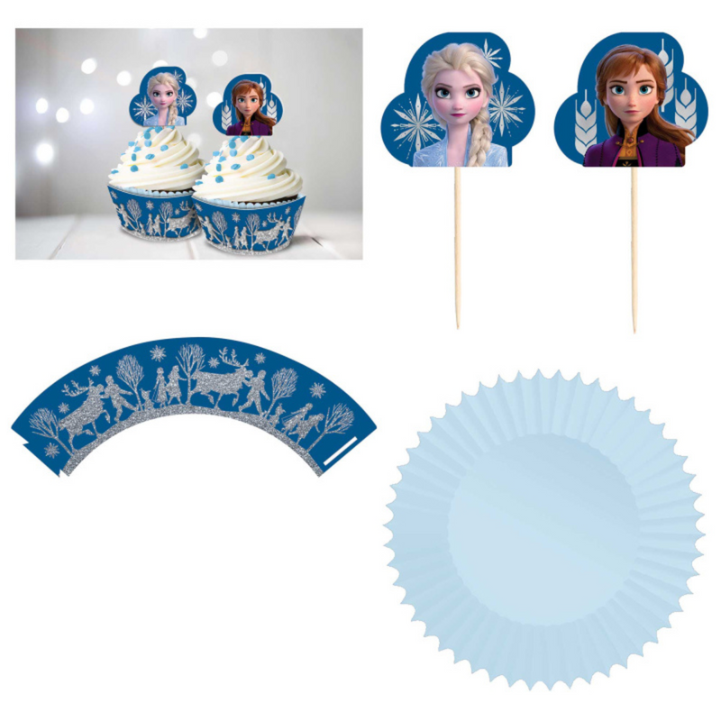 Frozen 2 Gltr Cupcake Kit