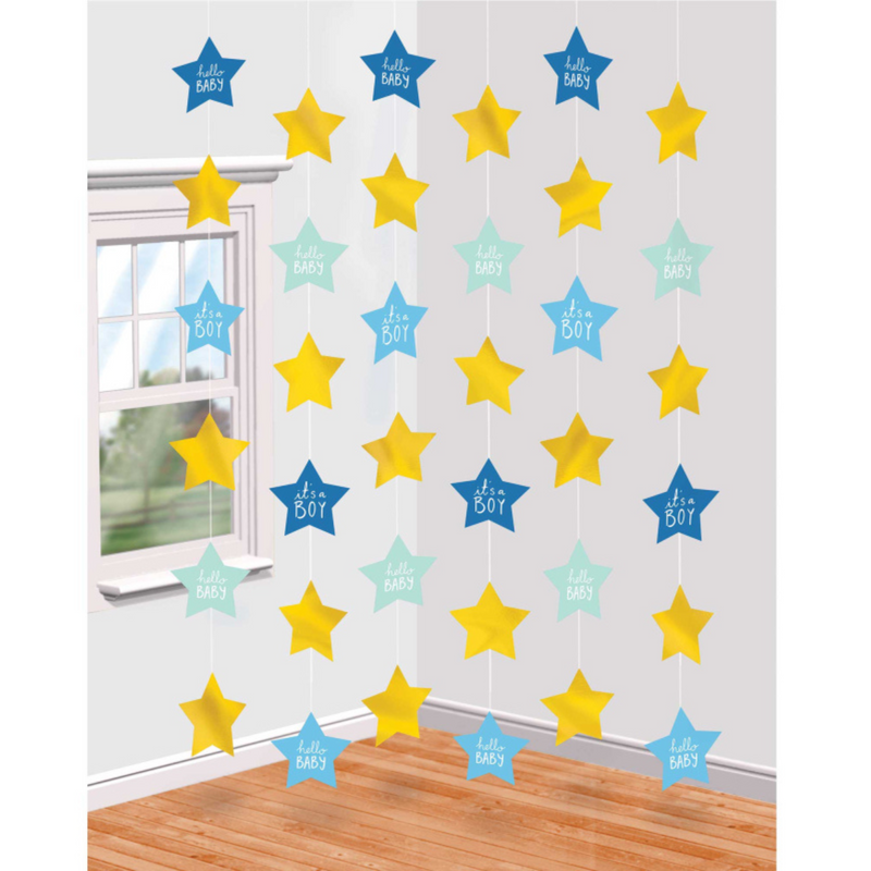 Baby Shower Boy String Decs