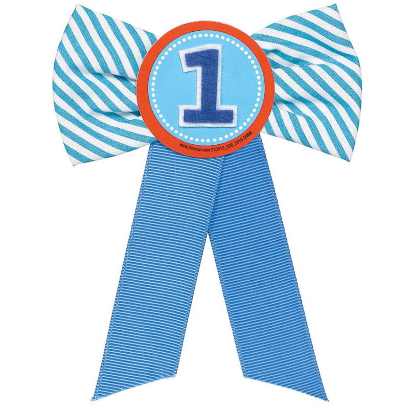 PARTY PROPS? 1st Birthday Boy Award Ribbon
