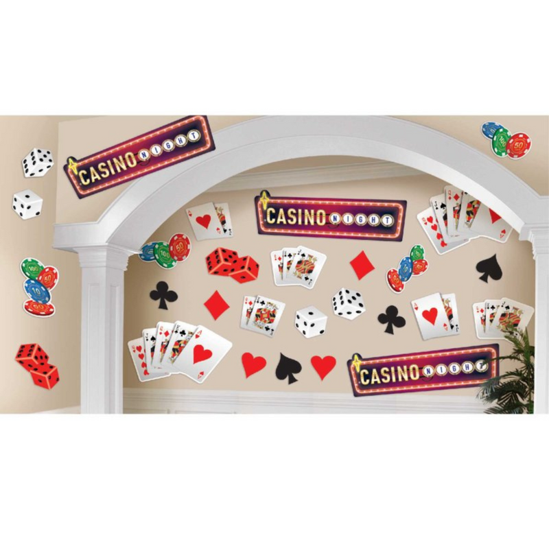PARTY DECORS™ Roll The Dice Casino Mega Value Pack Cutouts
